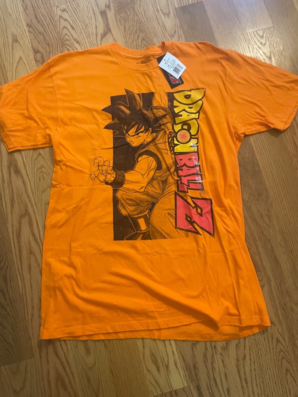 Dragon Ball Z Orange Graphic Short Sleeve Tee Large (OL2)